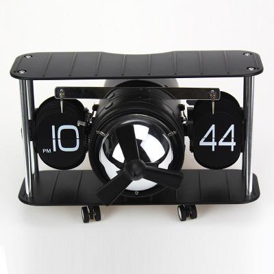 China MK-TIME Design Creative Flip Table Clock Creative Airplane for Home Decoration for sale