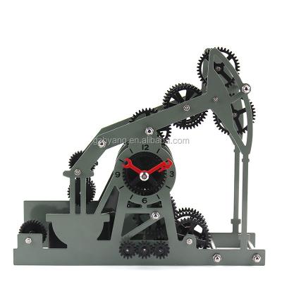 China NEW CREATIVE metal gear decorative desk clock for promotion gift for sale