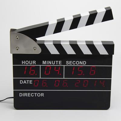 China Film academy gift item movie clappers desk .director clock HY-L017-R for sale