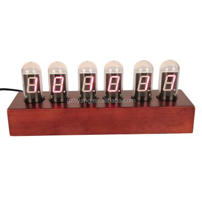 China Electronic alarm clock nixie tube clock with alarm for sale