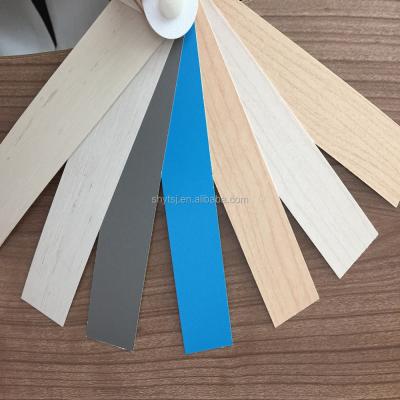 China Melamine Melamine Manufacturer Furniture Accessories Melamine Dark Edging Strip for sale