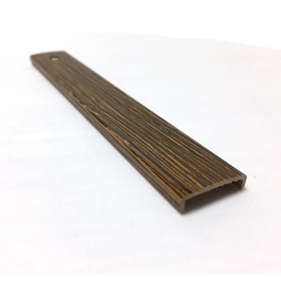 China Furniture DARK EDGE Plastic Borad MDF Carpet Plywood PVC U Shape Trim For Cabinet Board for sale