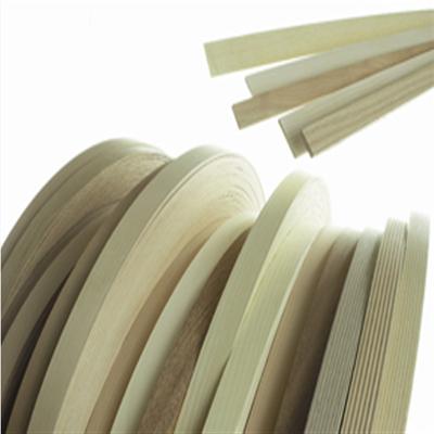 China Eco - Friendly Furniture Accessory Plastic Dark Edging Natural Wood Veneer for sale