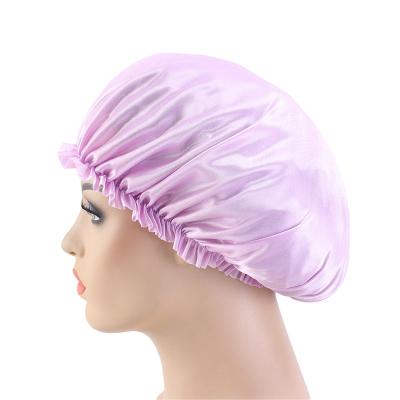 China Other Custom Hood Artificial Silk Lace Round Hat Nightcap Pile Hat Beauty And Hairdressing Hat for sale