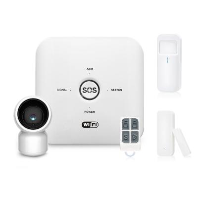 China Wale Security WL-JT-10GDT Professional Tuya Home Security System 24/7 Monitoring - Works with Alexa WL-JT-10GDT for sale