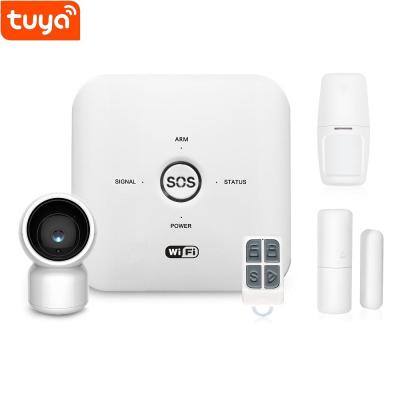 China WiFi+GSM Alarm System Kit Smart Security System DIY Wireless with Calling APP Push and Alarms WL-JT-10GDT for sale