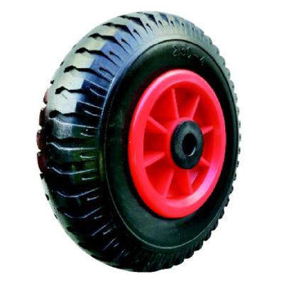 China Hotels Solid Wheelbarrow Tire 8*2.50-4 6*2 Inch PU Foam Wheel PU Tire Hand Cart Tire for sale