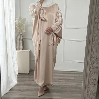 China New Design Daily Casual Formal Ethnic Clothing Satin Jilbab French Jilbab Women Prayer Wear for sale