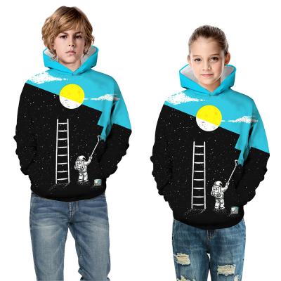 China Polyester cotton blended Christmas and Halloween 3D printed kids hoodies and sweatshirts &sweater school wear hoodie jacket kids boys for sale