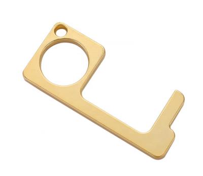 China Promotion gifts customized touchless key door opener bottle opener chain for sale