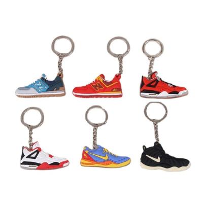 China Cheap wholesale gift factory shoe key chain 3d custom sneaker for sale