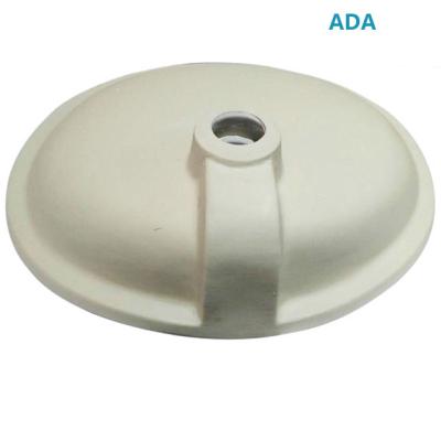 China For ADA Use Quality Bathroom Ceramic Vanity Bowl Shape Undermount Installation Oval Sink, Rear Overflow, 5 Inch Depth #1714 for sale