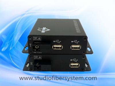 China USB fiber optic extender for USB 1.1/USB1.0signal over 1 fiber to 20KM for sale