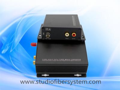 China 2CH broadcast audio fiber converters with RCA interface for 2CH digitally encoded audio to 10~120KM for sale