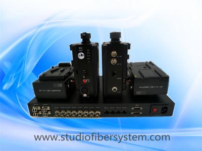 China Studio camera fiber system for JVC cameras working with Datavideo MCU-100J control unit for sale