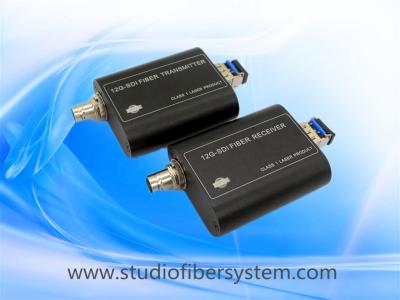 China 1ch compact 4k@60Hz SDI fiber converter for 12G/6G/3G/HD/SD SDI l over 1 SM fiber to 10KM applied in broadcast system for sale