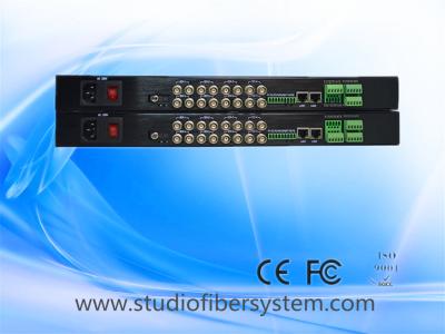 China 8CH Multifunctional 3g/hdsdi to fiber converter for sdi&ethernet&bidi rs485&bidi audio over sm fiber to 80km for sale