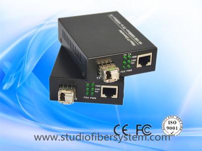 China Card Type/Stand alone gigabit fiber media converter with sfp module supporting slot rack installation for sale