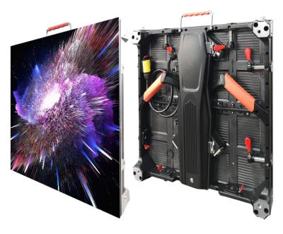 China Outdoor high brightness&gray full color 500x500mm die casting aluminum P3.91 SMD rental led display screen video wall for sale