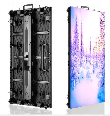 China 500x1000 die casting ultra thin&fast installation outdoor P4.81 rental led display screen video wall for sale