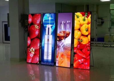 China Flexible&mobile indoor P2.5 led poster screen display with remote management and network control for sale