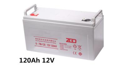 China Het Lood Zure Batterij van ISO9001 12V 120AH UPS voor de Systemen van de Zonne-energieopslag Te koop