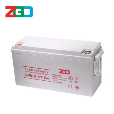 China Batería de plomo recargable de 12V 150AH UPS para la iluminación de la fuente del estado de excepción en venta