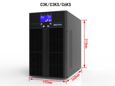 중국 2차 변환 2.4kW 3 킬로볼트 암페어 현명한 업 데이타 센터 UPS 시스템 판매용