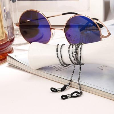 China Custom Stainless Steel Fashion Accessories Neck Stainless Steel Eye Glasses Tie Chains Sunglasses for sale