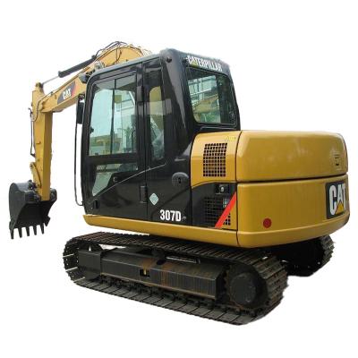 China Used Cheap Small Excavator Crawler Bucket Excavator For Sale 7 Ton Excavator CAT 307 0.33mÂ ³ for sale