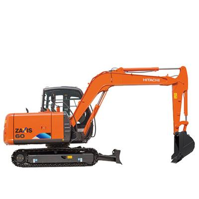 China used hitachi 5ton 6ton mini digger for sale / high quality zx60 zx70 crawler excavator 0.24m²; ³ for sale