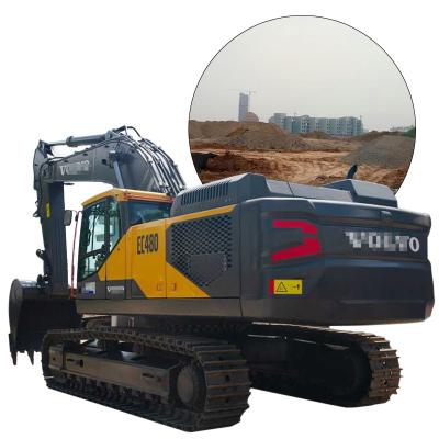 China Sale Used Big 50tone Excavator Volvo Ec 480 Cheap Price 2.6mÂ ³ for sale