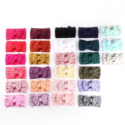 China Eco-friendly Nylon Soft Headwrap Fancy Baby Muti-color Soft Baby Headbands for sale