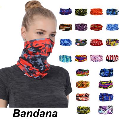 China 2021 Seamless Tube Wholesale Fashion Various Others Elastic Scarves Face Bandanas Mask Cover Head Hair Scarf Neck Magic Cuff for sale