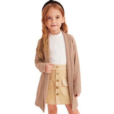 China Breathable Long Knit Sweater Baby Long Cardigan Sweater Cardigan for sale