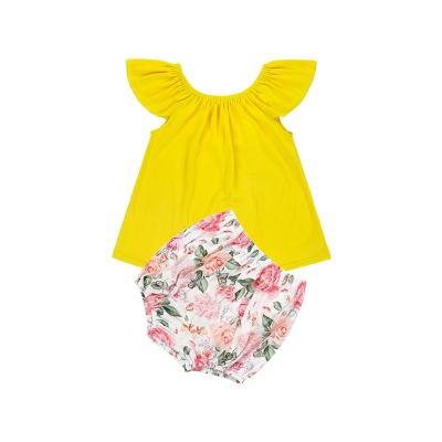 China Casual Toddler Girl Tops Wholesale Babies' Clothing Sets and Defeat Clothes Vendor Clothing Sets for sale