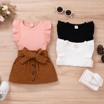 China Breathable Toddler Boho Girls Clothing Sets Wholesale Boutique Outfits for sale