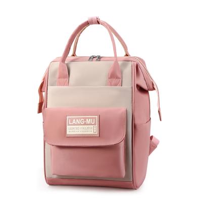 China With USB Designers Custom Multifunctional Polyester Mummy Bag Diaper Bag Baby Carry Bag Diaper Backpack Bag for sale