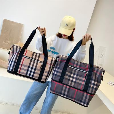 China Fashion Waterproof Fleece Sports Gym Separate Fashion Wet Dry Pocket Durable Messenger Tote Travel Bag for sale