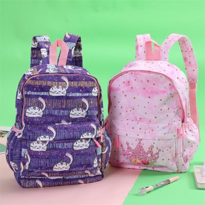 China Waterproof Cute College School Bag Teenager Girls Colorful Gradient Colors Laptop Backpack Bagpack for sale