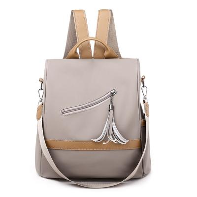 China Fashion Waterproof Backpack Women PU Leather Travel Bag Backpack Set Backpack Women for sale