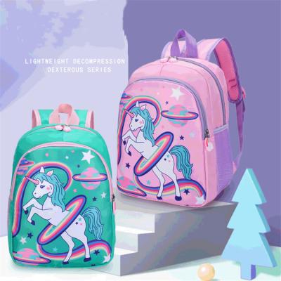 China Waterproof Unicorn School Bag Animal Kids 2021 where school children's schoolbags stroll the bag for sale