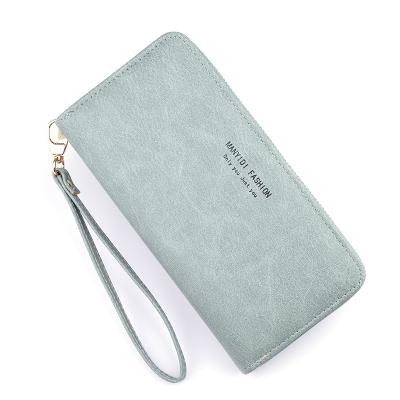 China Waterproof Wholesale Women's Long Wallet Girl's Mobile Coin Purse Bags Card Holders for sale