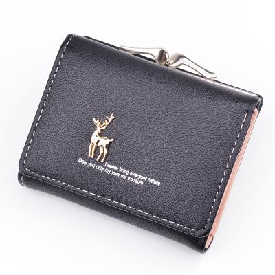 China Waterproof Card Wallet Zipper Leather Custom Your LOGO Thin Minimalist Rfid Blocking PU Leather Slim Women Purse for sale