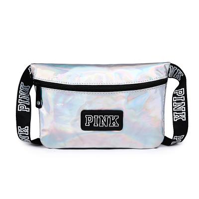 China 2021 Water Proof Leatest Design Women Waist Bags NEW Fanny Pack Pink Girl Waterproof PU Belt Bags for sale