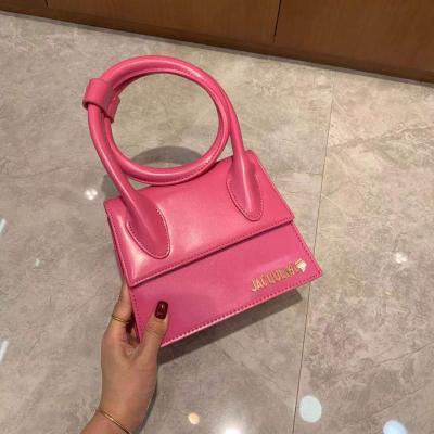 China Fashion 2021 brand women shoulder bags high quality pu leather tote ladies branded handbags luxury women bags jacquemus bag for sale