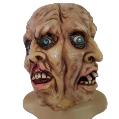 China 2020 New Arrival Scary Latex Mask For Halloween Party Horrible Creepy Two Faces Alien Masks for sale