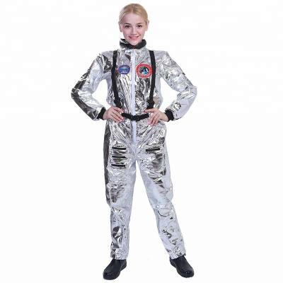 China Adult Woman Cosmonaut Female Astronaut Costume Set Fancy Dress Role Playing Halloween Party Role Playing For Women for sale