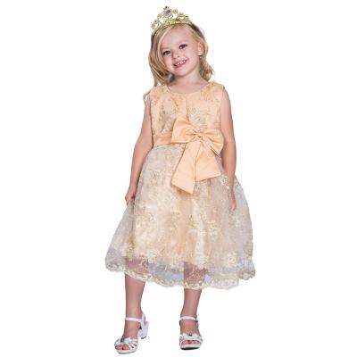 China Viable Summer Princess Children Party Sleeveless Lace Princess Dresses For Kids Girl Dress for sale