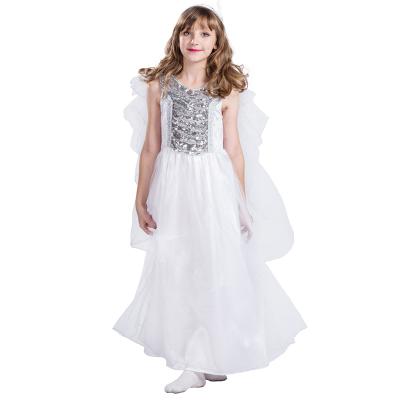 China White Fairy Tale Costume Party Costume Fairy Tale Angel Costume For Kids Girls Children for sale